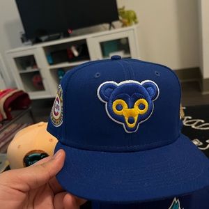 Blue cubs fitted yellow UV - 7 5/8